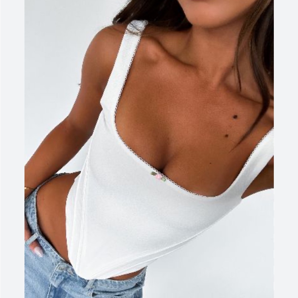 White Fox Bustier top